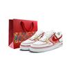 Air Force 1 Thermal Coverage Low Top Skateboard Shoes Men's White Red CW2288-111(Team147-)