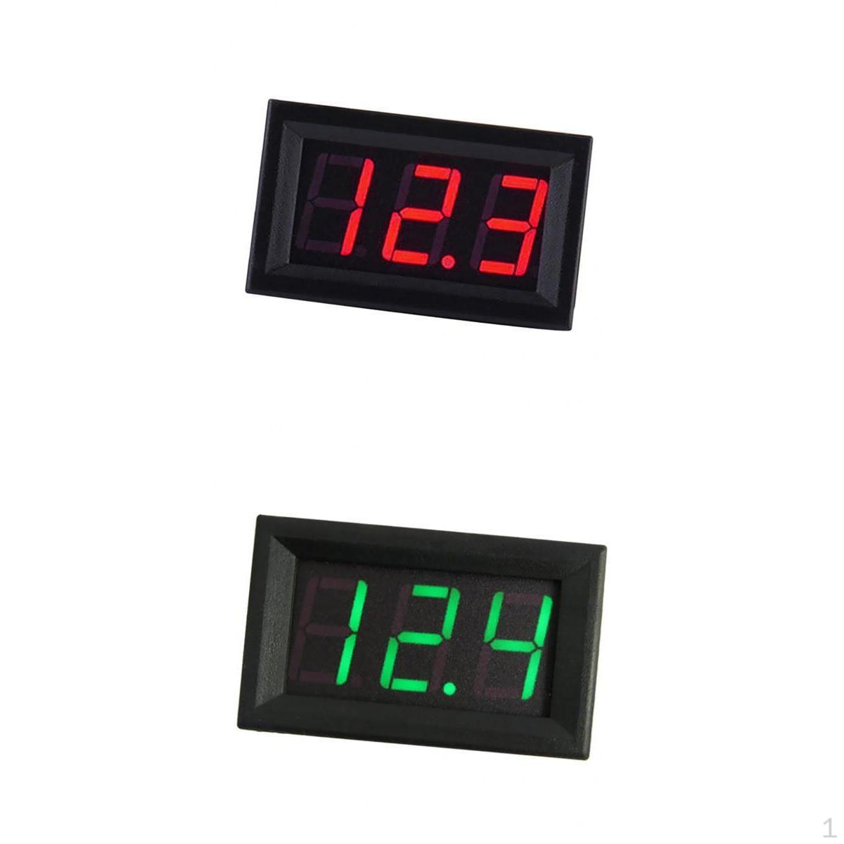 

2pcs Voltmeter Ammeter Meter LED Display