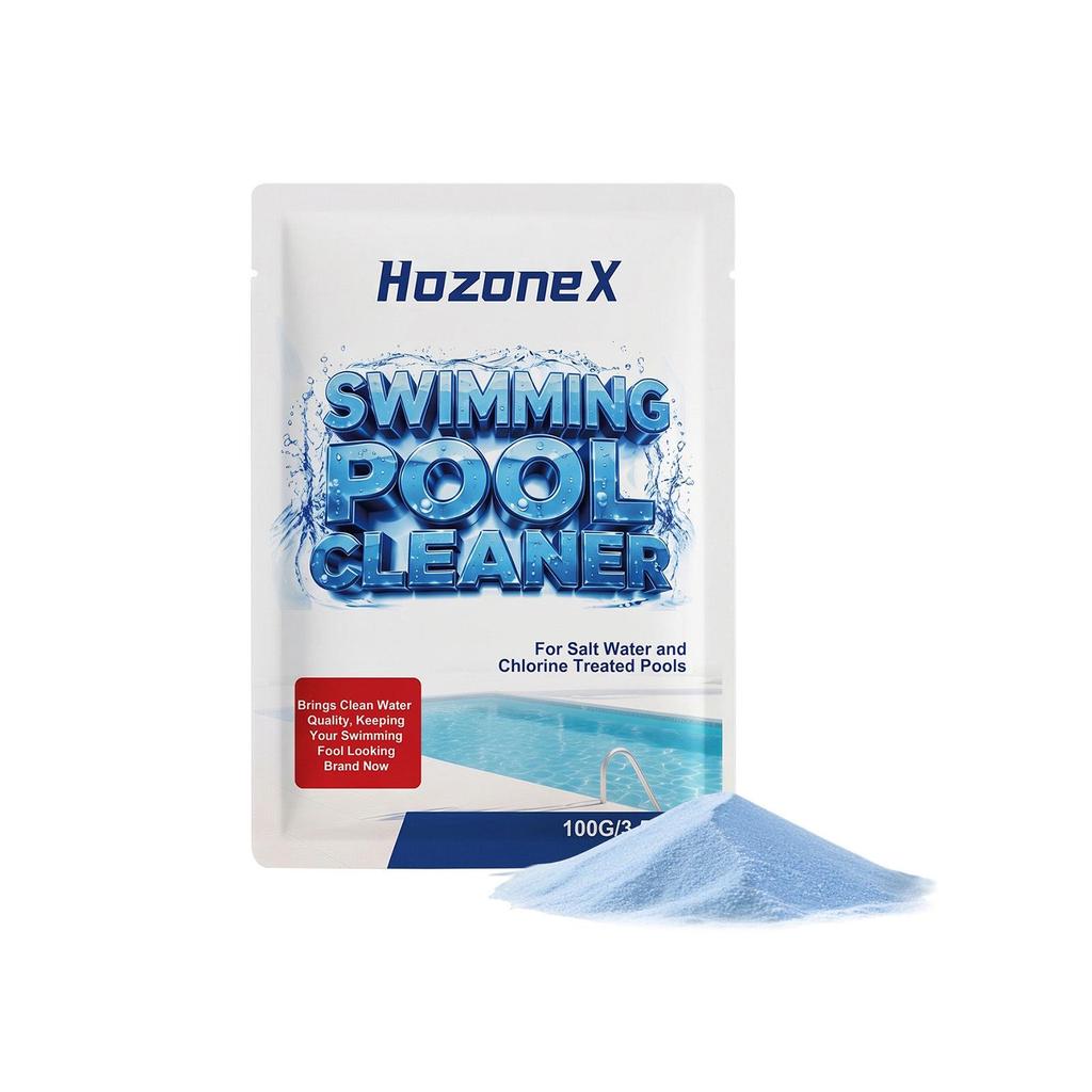 HozoneX Detergente per Piscine a Rapida Dissoluzione: Rimuovi Calcare e Macchie per la Qualità dell'Acqua Quotidiana.