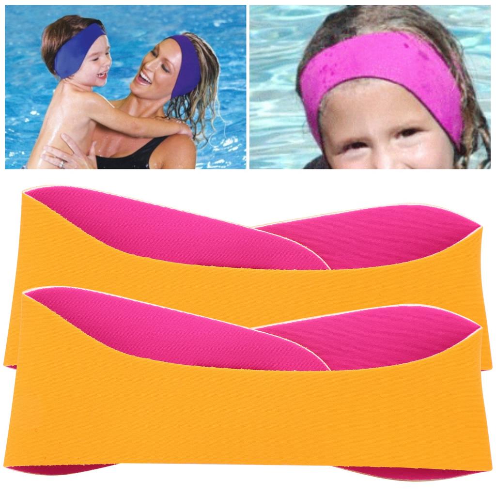 2pcs Waterproof Ear Headband Yoga Hair Band Diving Ear Protection Hair Band for Sports