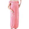 Pineapple Plaid Coral Fleece Wearable Bath Towel - Oversized, Absorbent, Quick Dry Bathrobe & Skirt