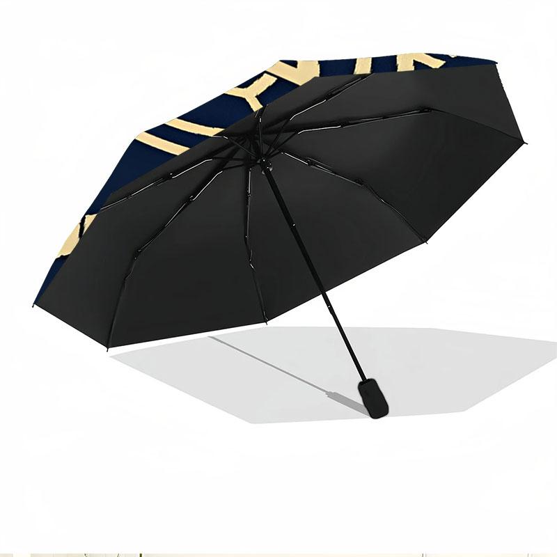 Club America Print Automatic Open Close Umbrella, Portable Foldable Umbrella, for Outdoor Commute Camping Trip, Ideal Birthday Gift
