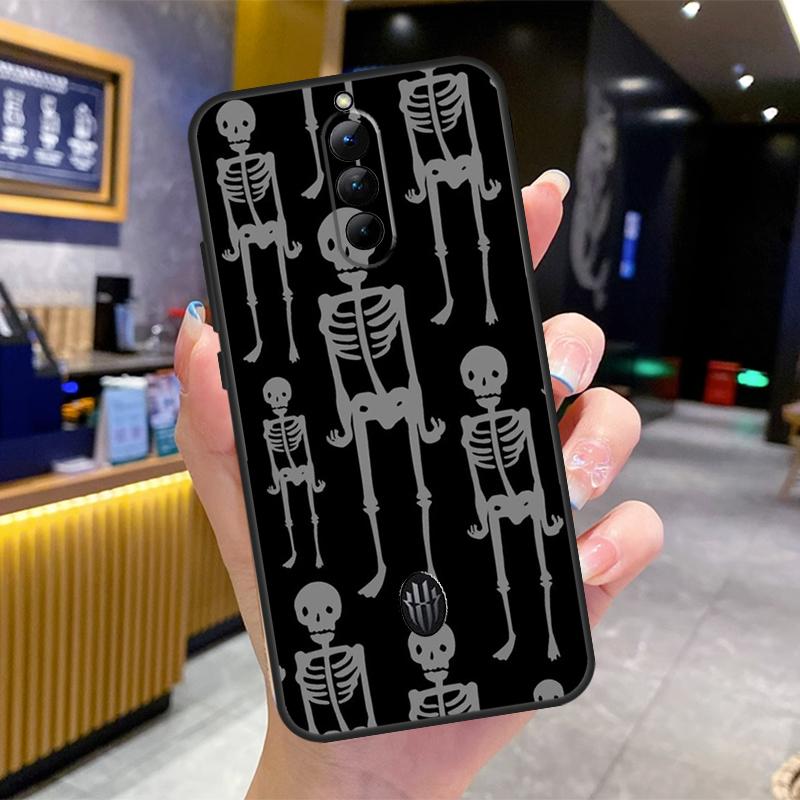 Trippy Skeleton Case For Nubia Red Magic 8 9 10 Pro Plus 6 7 6S 7S Pro 6R 5G RedMagic 8S 9S Pro Plus Cover