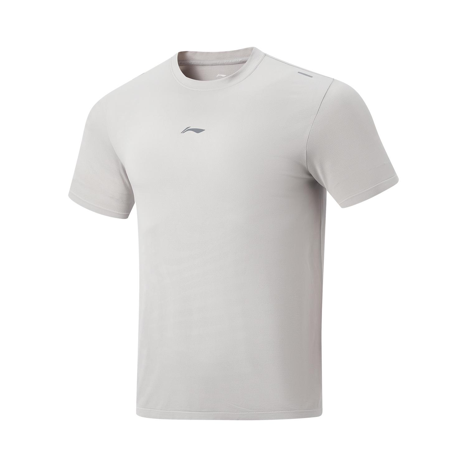 

Li-Ning Fitness Series Round Neck Versatile Breathable Short Sleeve T-Shirt Men tops ATSW319-3 3XL