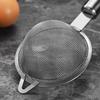 Yousheng Stainless Steel Fine Mesh Strainer Colander with Anti-Slip Handle Kitchen Flour Sieve for Tea Juice Oil Strainer Baking Ingredient