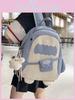 Cute Shark Backpack For Girls With Nylon And Cartoon Design For School Use