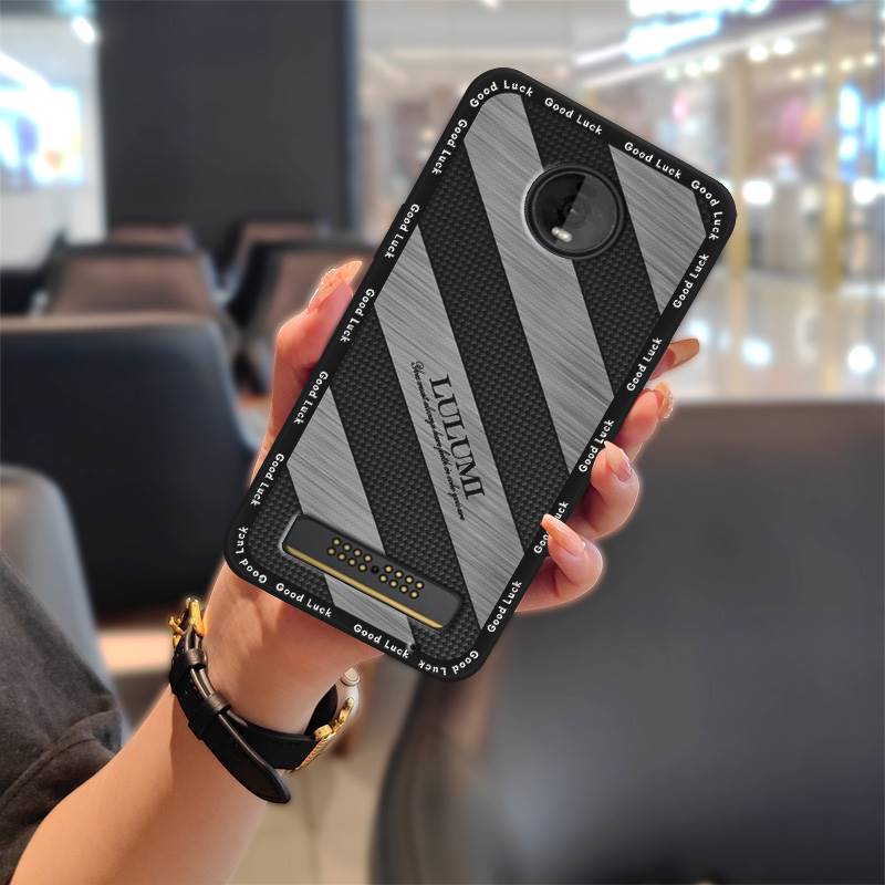 Cover TPU Phone Case For MOTO Z4 Play Fashion Design Anti-dust Cartoon Silicone Dirt-resistant Waterproof Full wrap Cute