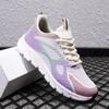 New Couple Spring and Autumn Breathable Running Shoes Mesh Breathable Sneakers for Women Flyknit Sports Running Shoes