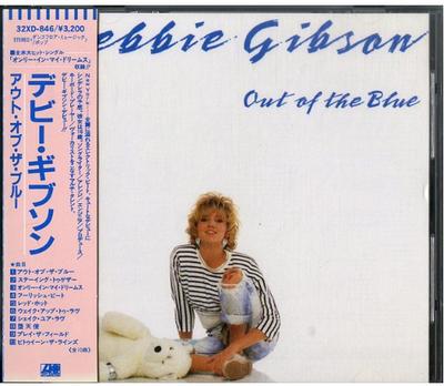 CD DEBBIE GIBSON  Out Of The Blue 32XD846 Atlantic 1987 Japan Dance  Electronica Used