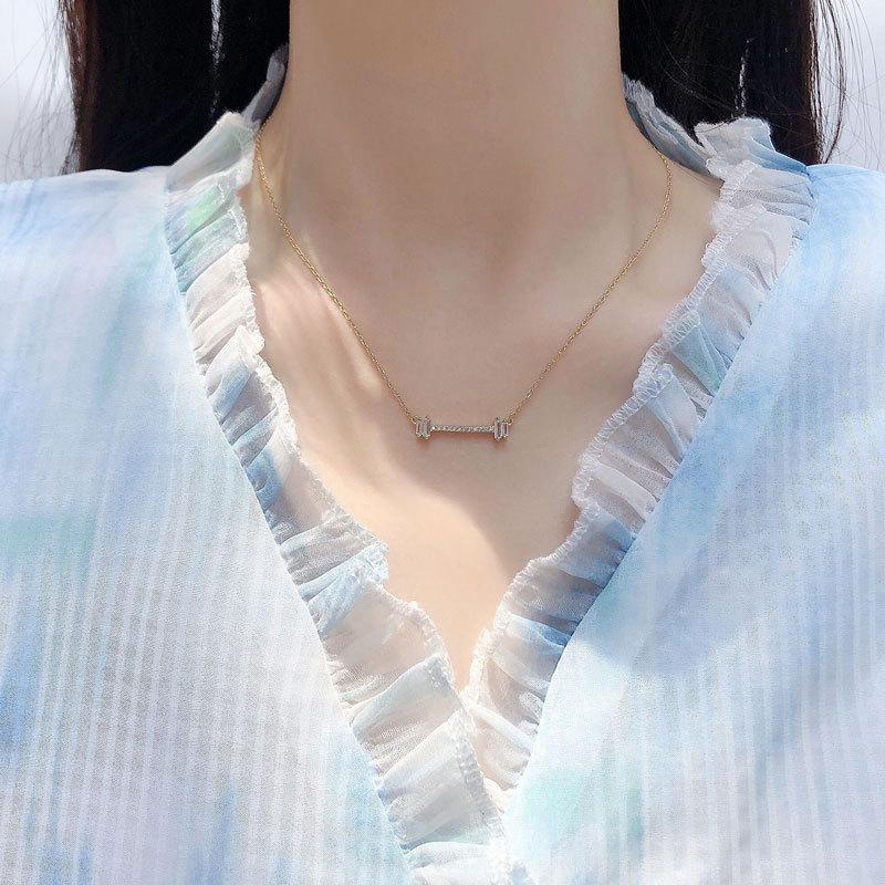 Temperament Halskette Halskette Einfache Nische Schöne Dame Schlüsselbeinkette