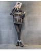 Women's Retro British Style Height-Increasing Ankle Boots - Thick-Soled High-Top for 2025 Autumn