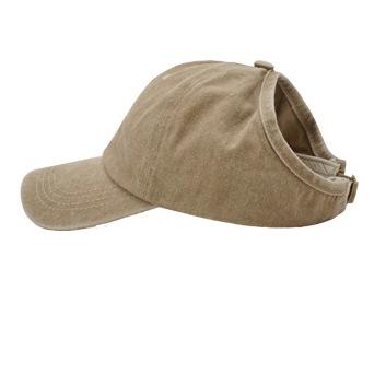 Custom Logo Half Top Baseball Cap Distressed Washed Cotton Breathable Empty Top Duckbill Sun Cap Sports Gorras Golf Yoga Hat