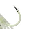 5pcs Squid Skirts Fishing Lures With Hooks Octopus Artificial Bait Fishing Jigs Luminous Fishing Hooks