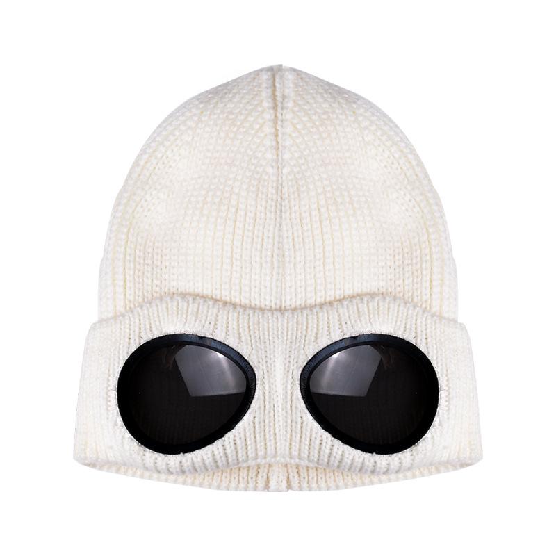 Xinbaoguan 60% Acrylic 9535 New Winter Windproof Glasses Cover Knitted Cap for Both Men and Women, with Plush Warm Yarn Cap