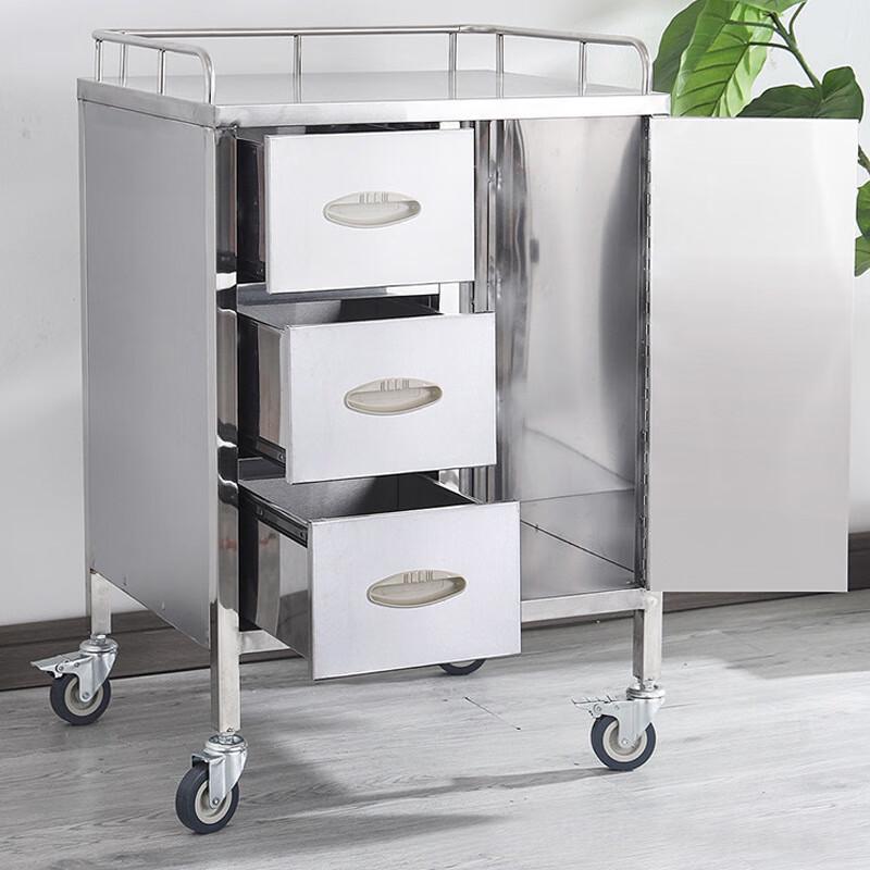304 Stainless Steel Anesthesia & Emergency Cart