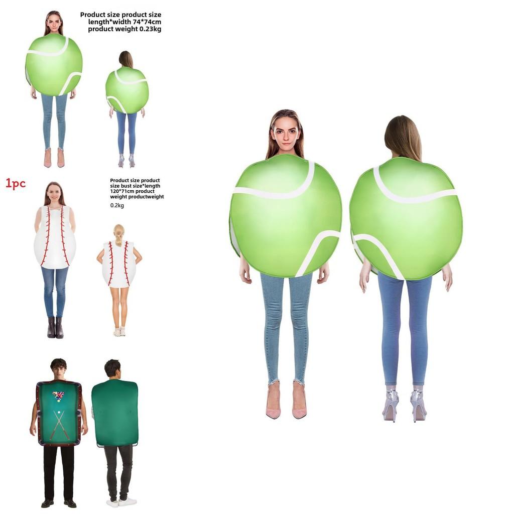 Halloween Party Costume Onesie With Foam Padding Rugby Billiards Costume Event Jumpsuit Performance