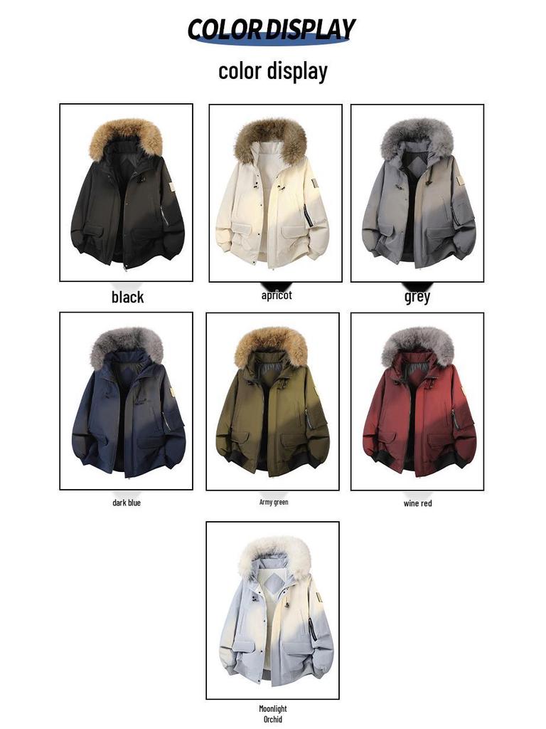 Men's Thick Winter Padded Cotton Parka Jacket