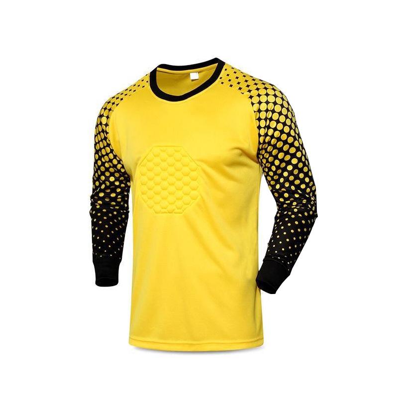 Long Sleeve Padded Goalkeeper Jersey Set for Adults and Kids