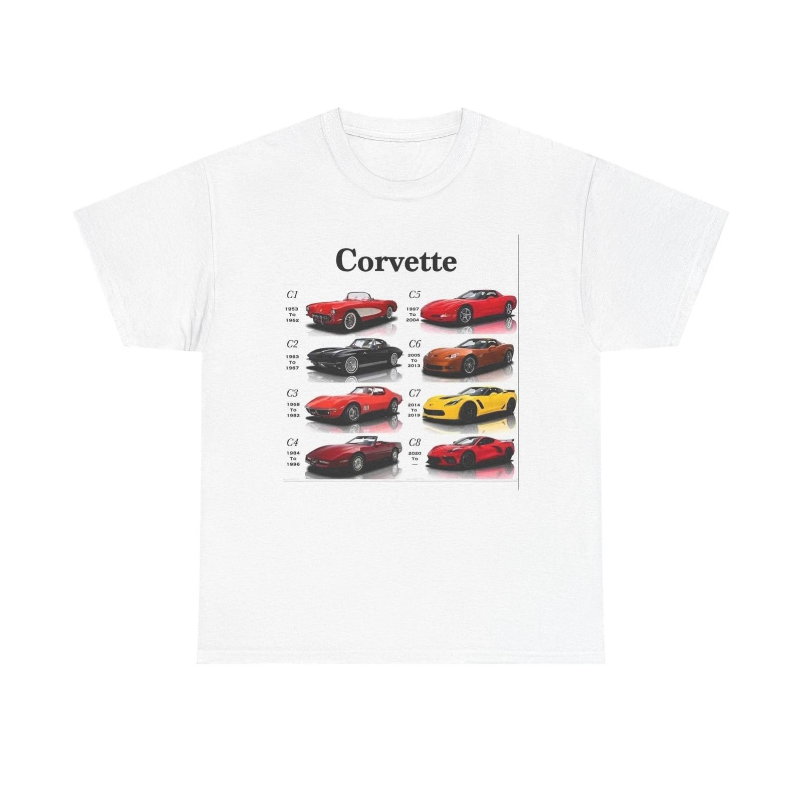 Men s and Women s T-shirts Corvette Graphic XL