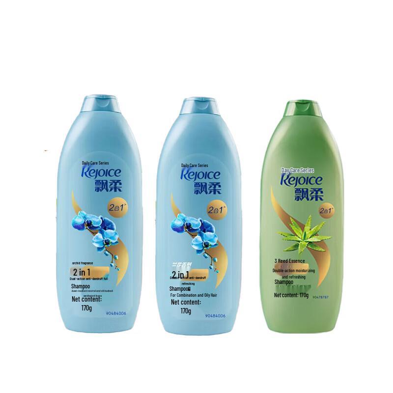 Набор шампуней Rejoice Ежедневный уход против перхоти и освежающий