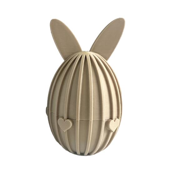 3D tištěné plnitelné velikonoční vajíčko, kloubový ohebný velikonoční zajíček s pohyblivými klouby pro dekoraci stolu, výplň do velikonočního košíku, dárky pro děti i dospělé