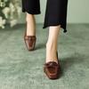 Ladies Spring New Fashion Trend Simple Bow Design Square Toe Single Shoes Outdoor Leisure Comfortable High Heel Women's Shoes