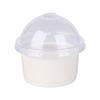 Disposable Plastic Pudding & Dessert Cups with Dome Lids (50 Sets)