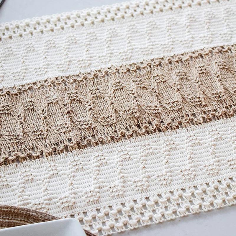 1pcs Table Runner for Summer Home Cotton And Linen Table Runner Wedding table Bohemian Dining Bedroom coffee tableDecor