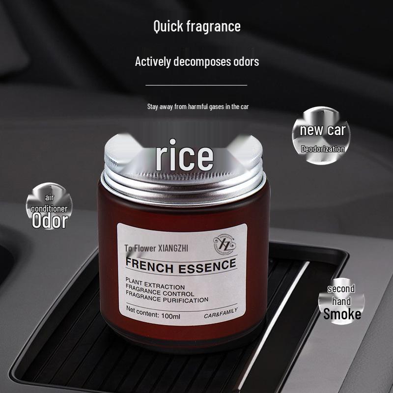 Premium Gardenia Scent Car Air Freshener Balm for Deodorizing and Aromatherapy