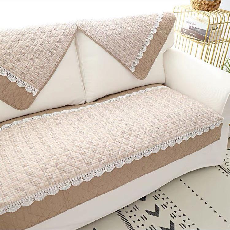 

Universal In All Seasons, Cotton Fashionable Sofa Cushion, Non-Slip Fabric Cushion, Simple And Modern Combination Sofa Cover, Washed Cotton 70*70cm