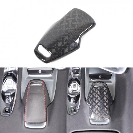 Real Carbon Fiber Center Console Mode Knob Trim Cover For Corvette C8 -25