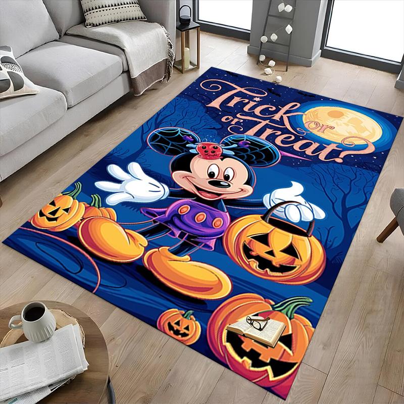 1pc Trick or Treat? Carpet Anti Slip Polyester Floor Mat for office.Bedroom
