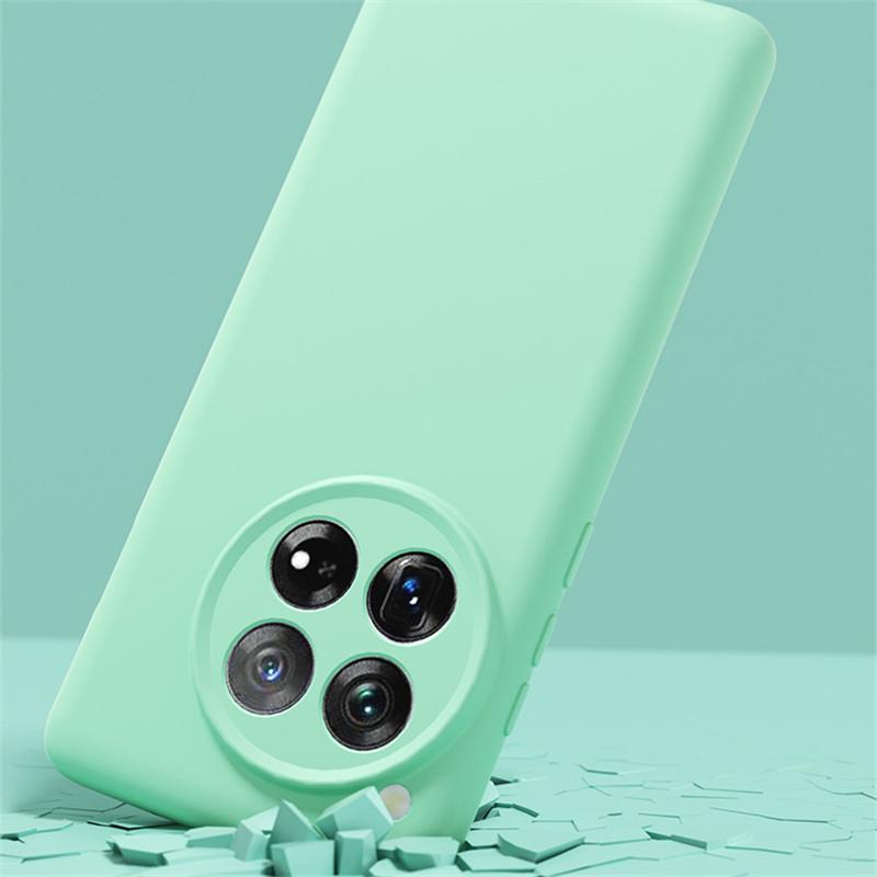 For Wireless Charging Magsafe Soft Liquid Silicone Phone Case For Oneplus 13 13R 12 Magnetic Slim Skin Protection Cover