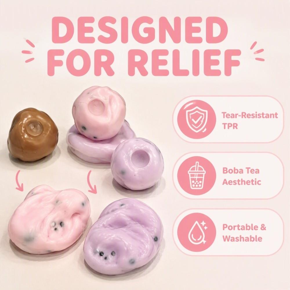 Soft Fidget Toy Shapeable Mochi Squishy Ball Ice Skin Squeeze Toy  Party Favors