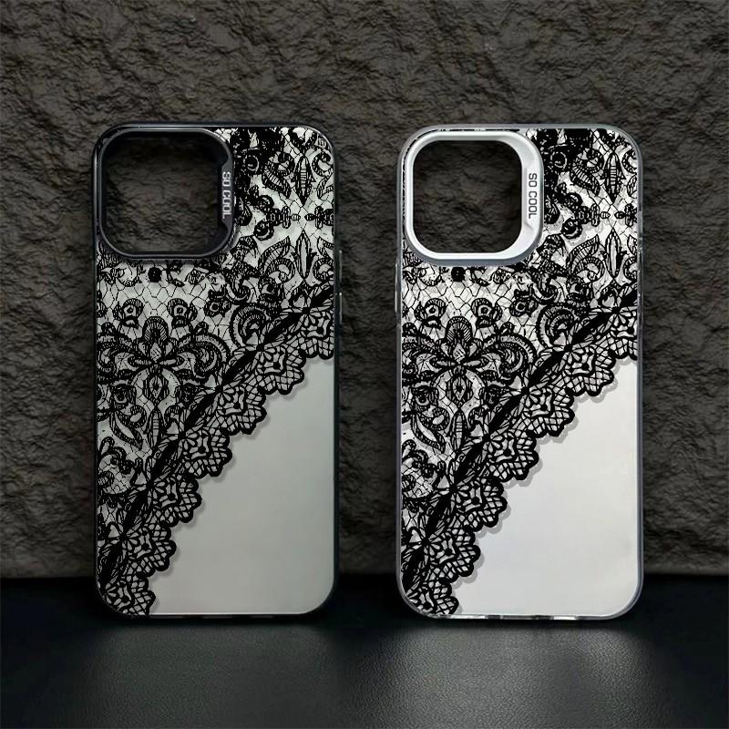 Creative Energetic Luxury Lace Trim Phone Case For Samsung Galaxy A16 A26 A36 A56 A55 A54 S25 Ultra S24 FE S23 S22 Plus 5G Cover