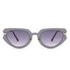 Cat'S Eye Sunglasses, Trendy Catwalk Glasses Of The Same Style, Personalized Piece Set Sunglasses For Women