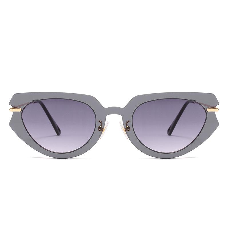 Cat'S Eye Sunglasses, Trendy Catwalk Glasses Of The Same Style, Personalized Piece Set Sunglasses For Women