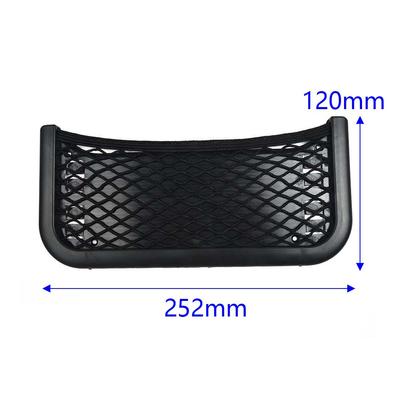 2Pcs Universal Car Organizer Mesh Storage Bag Net Pocket Phone Holder Net Pocket Multi-function Car Storage Accessor 260*120mm