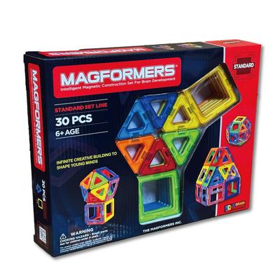 MAGFORMERS 30 Piece Standard Set MAGFORMERS Magnetic Block Educational Toy To Cultivate Creativity [30 Pieces] [Item]