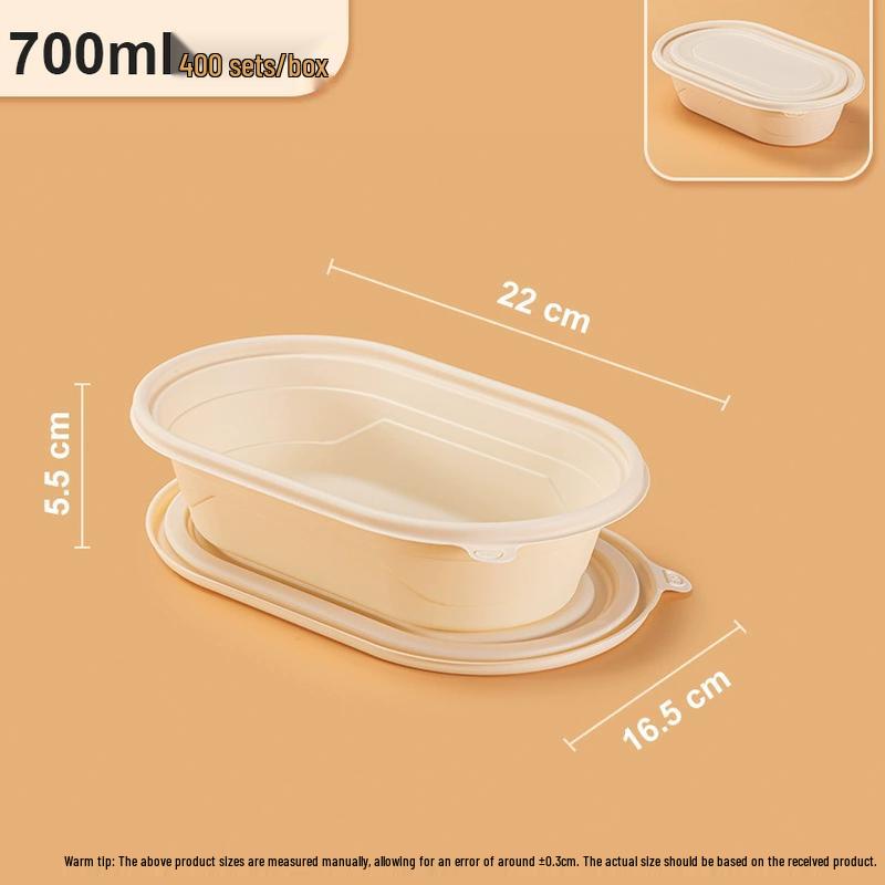Biodegradable Corn Starch Disposable Meal Box