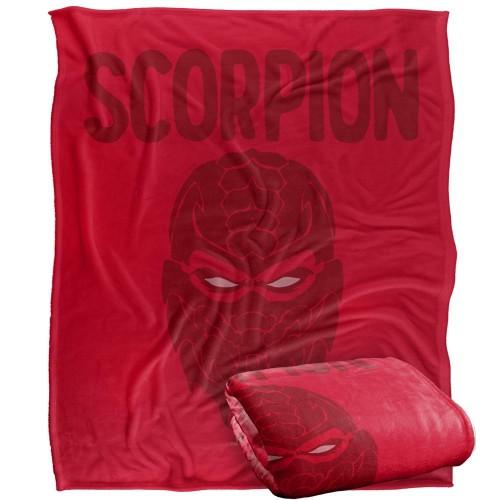 Mortal Kombat Head Scorpion Blanket