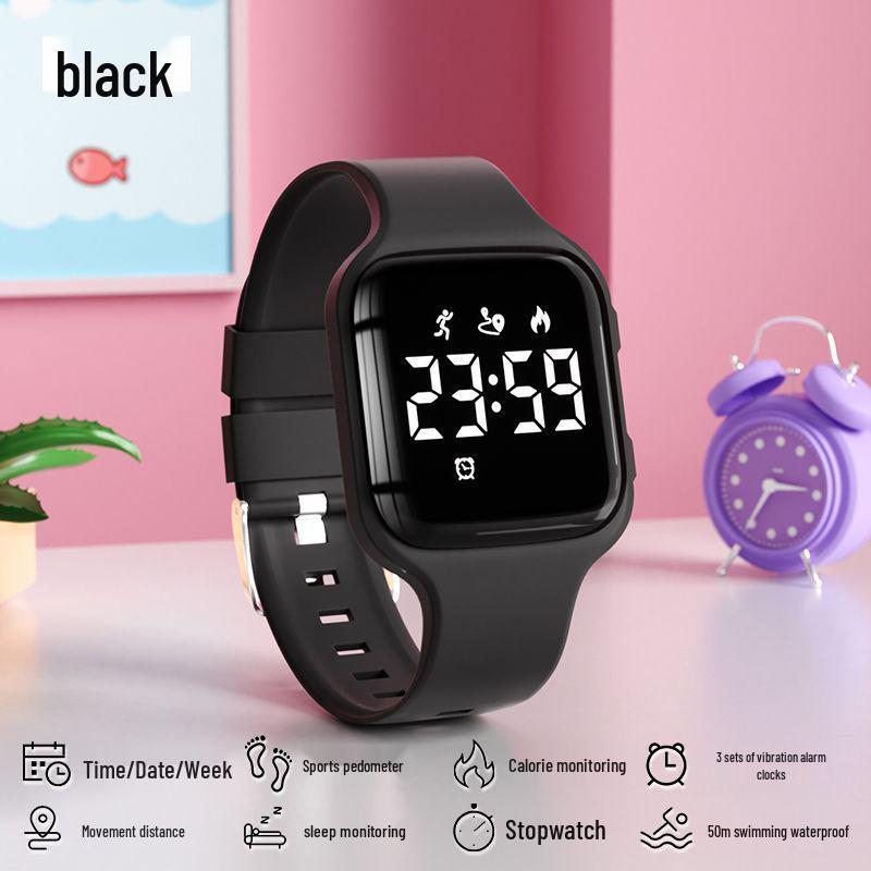 Kids' Smartwatch for Girls & Boys - Waterproof, Alarm Clock, Time-Only Sport Watch for Students