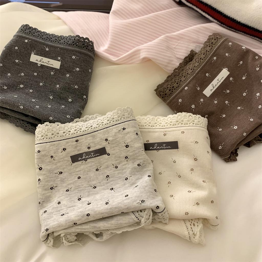 Girls Autumn and Winter Milled Wool Soft Waxy Cotton 10A Antibacterial Hip Briefs