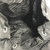 Prada Tasche mit dreieckiger Logo-Platte Rucksack Leder / Nylon Schwarz