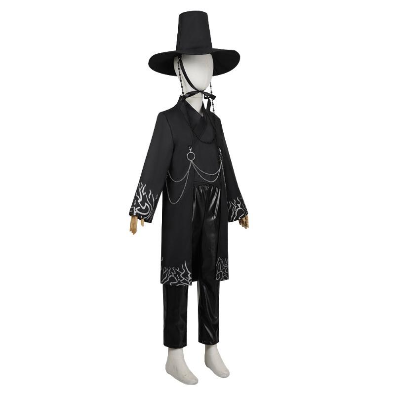 Demon Hunter Girls Shaka Boys Costume Demon Hunter Boys Halloween Children's Silver Pattern Song Costume