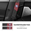 LEG1 Car Seat Belt Cover Safety Belt Two-colour Splicing Shoulder Protection Pads For VW Tiguan CC Jetta Polo Passat T-ROC Touareg