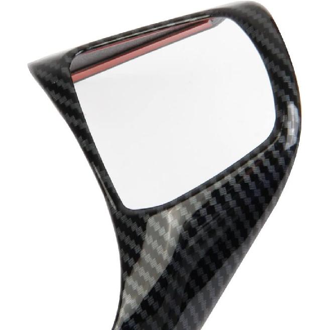 Carbon Fiber Steering Wheel Cover Molding Trims Accessories for Ford Transit 150 250 350/Escape 2020-2026 for Bronco Sport/Maverick