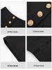 2025 Korean Style: Women's Slimming High Waist A-line Skirt Pants, Bootcut Wide Leg Casual Shorts, for Spring and Autumn