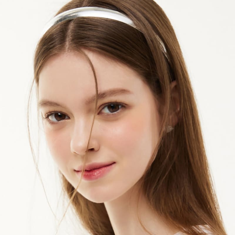 VVV Metallic Hairband _ Silver