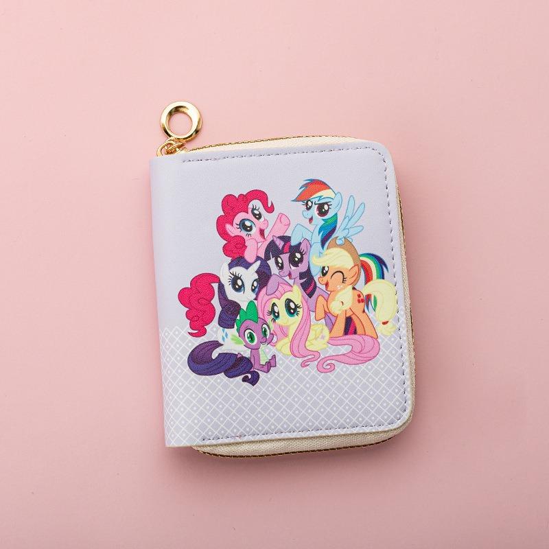 Creative Change Bag Cartoon Unicorn Children's Small Bag Earphone Key Coin Bag Women's Wallet Storage